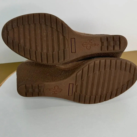 Cole Haan Womens Waterproof Suede Brown Comfy Ankle Boots 8B Fall Winter Boho - Picture 6 of 9